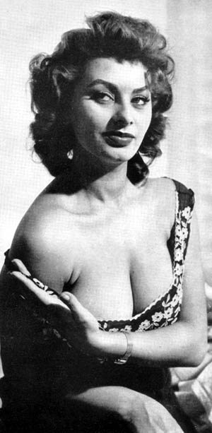 Sophia Loren was one of those rare creatures that could fit anywhere on the